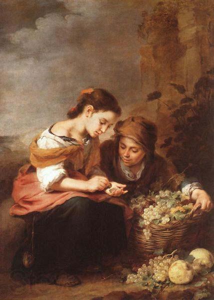 Bartolome Esteban Murillo The Little Fruit Seller